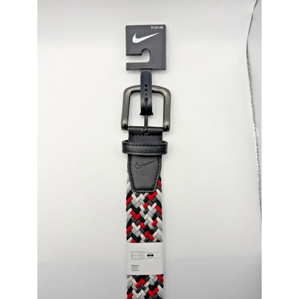 Nike Men's G-Flex Woven Stretch Golf Belt‎ Red PS5045943A MEDIUM 34-36